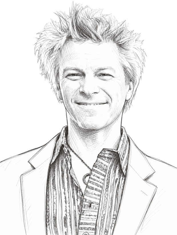 A line drawing of Eric
